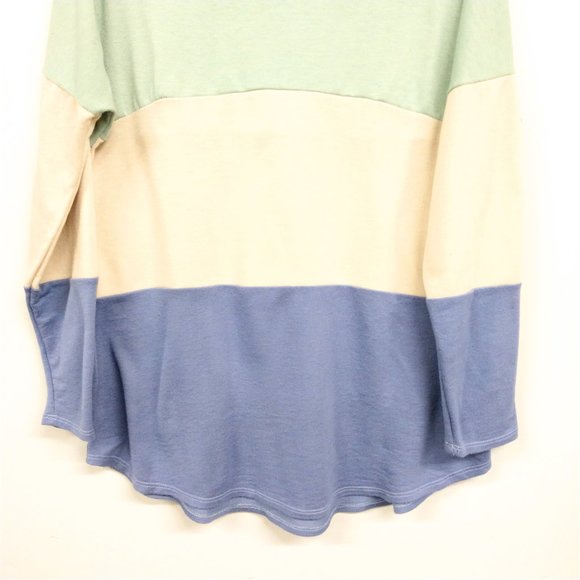 Pop Kiss Color Block Long Sleeve Sweater - Size M - Picture 9 of 11